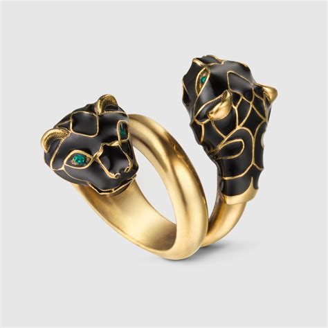 gucci tiger ring mens